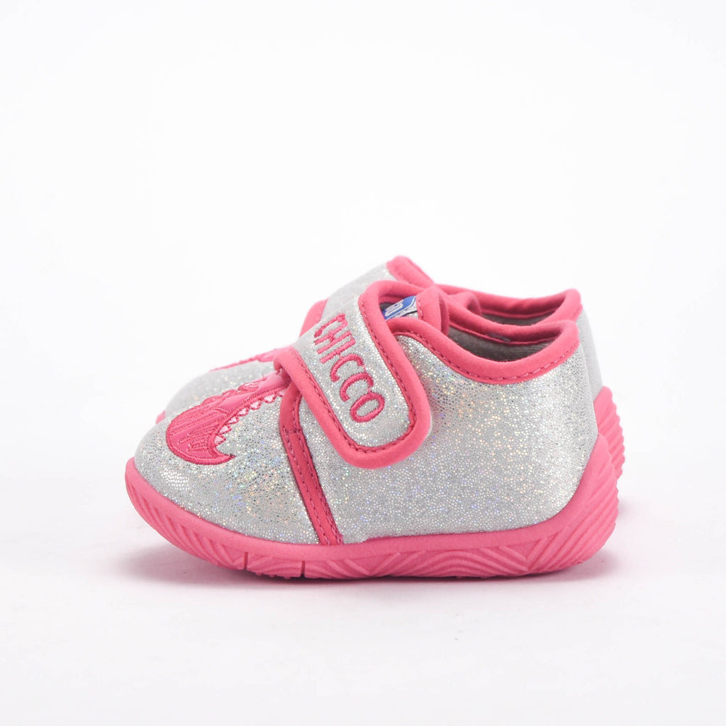 Chicco Chaussons Souples Pailletés Premier Pas Fille