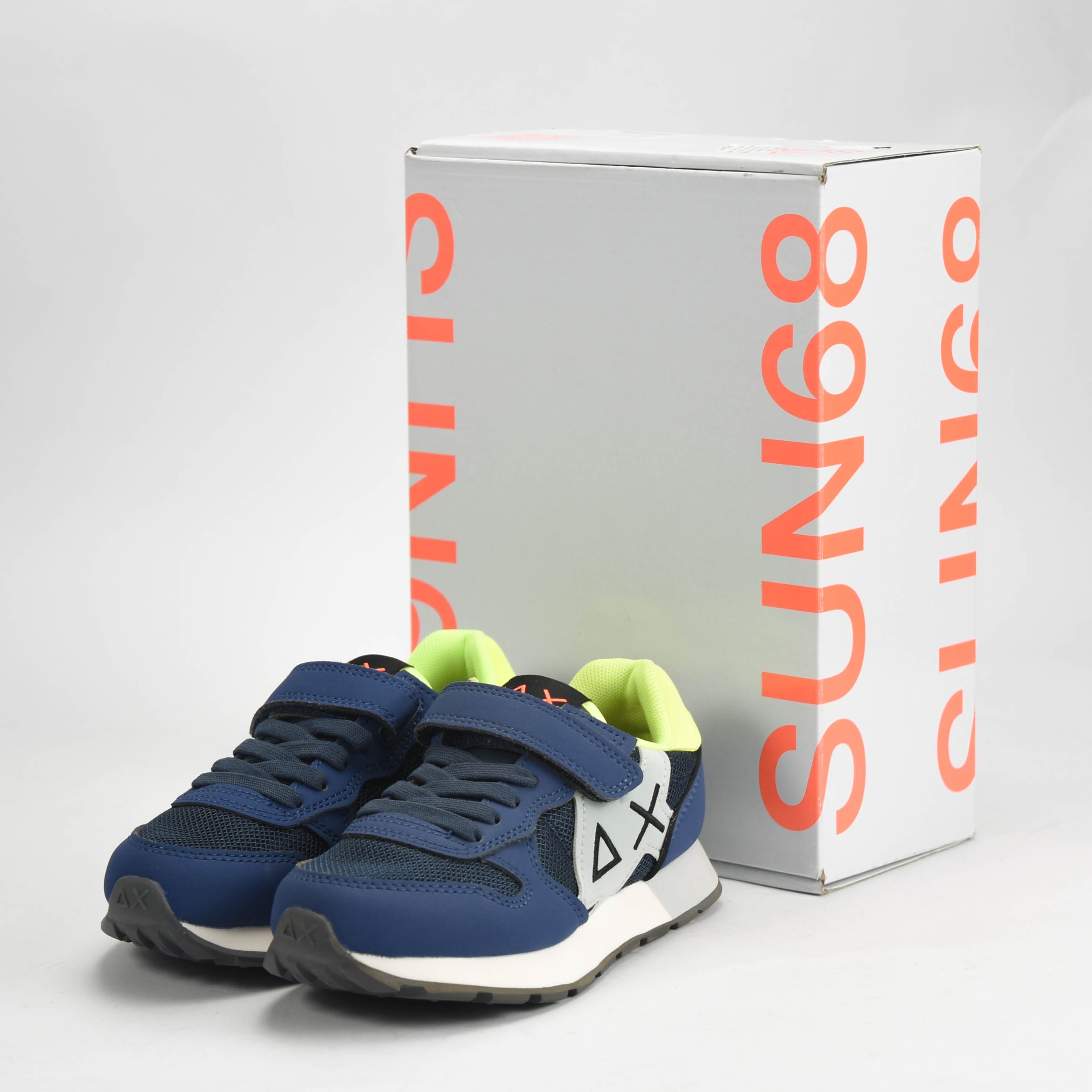 SUN68 Baskets Ally Velcro Confortables Enfant