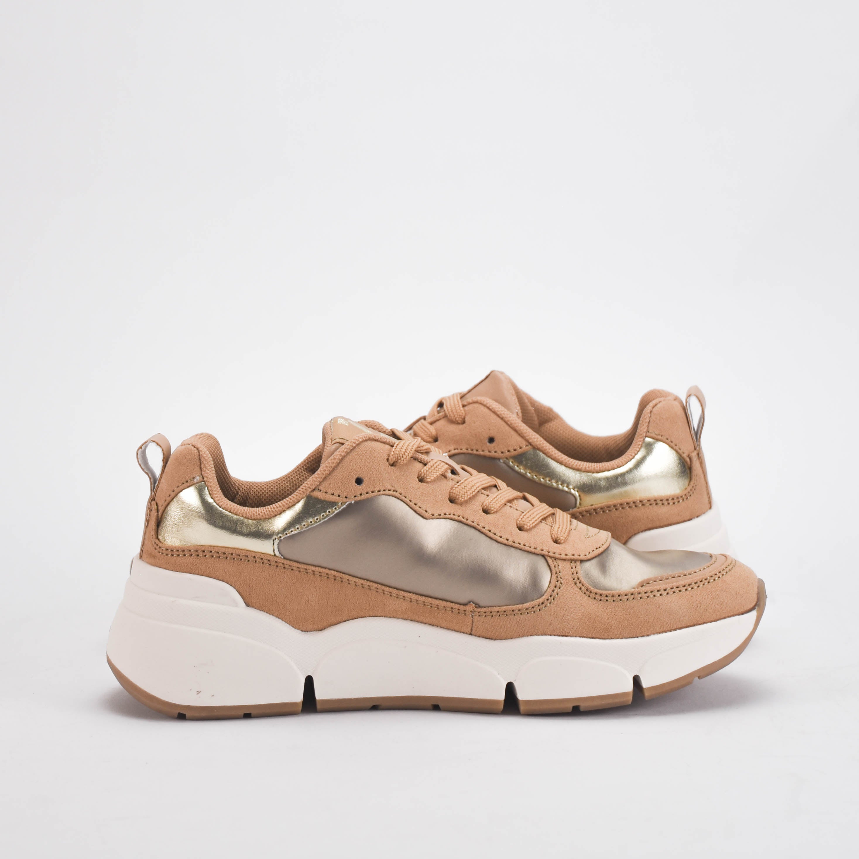 Safety Jogger Baskets Lifestyle Beige et Or Femme