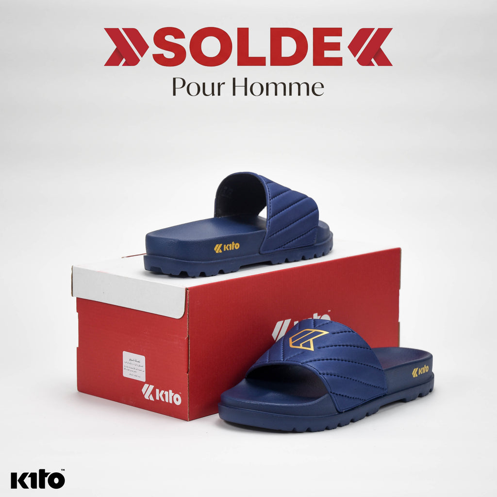 Kito Claquettes Matelassées Confortables Homme
