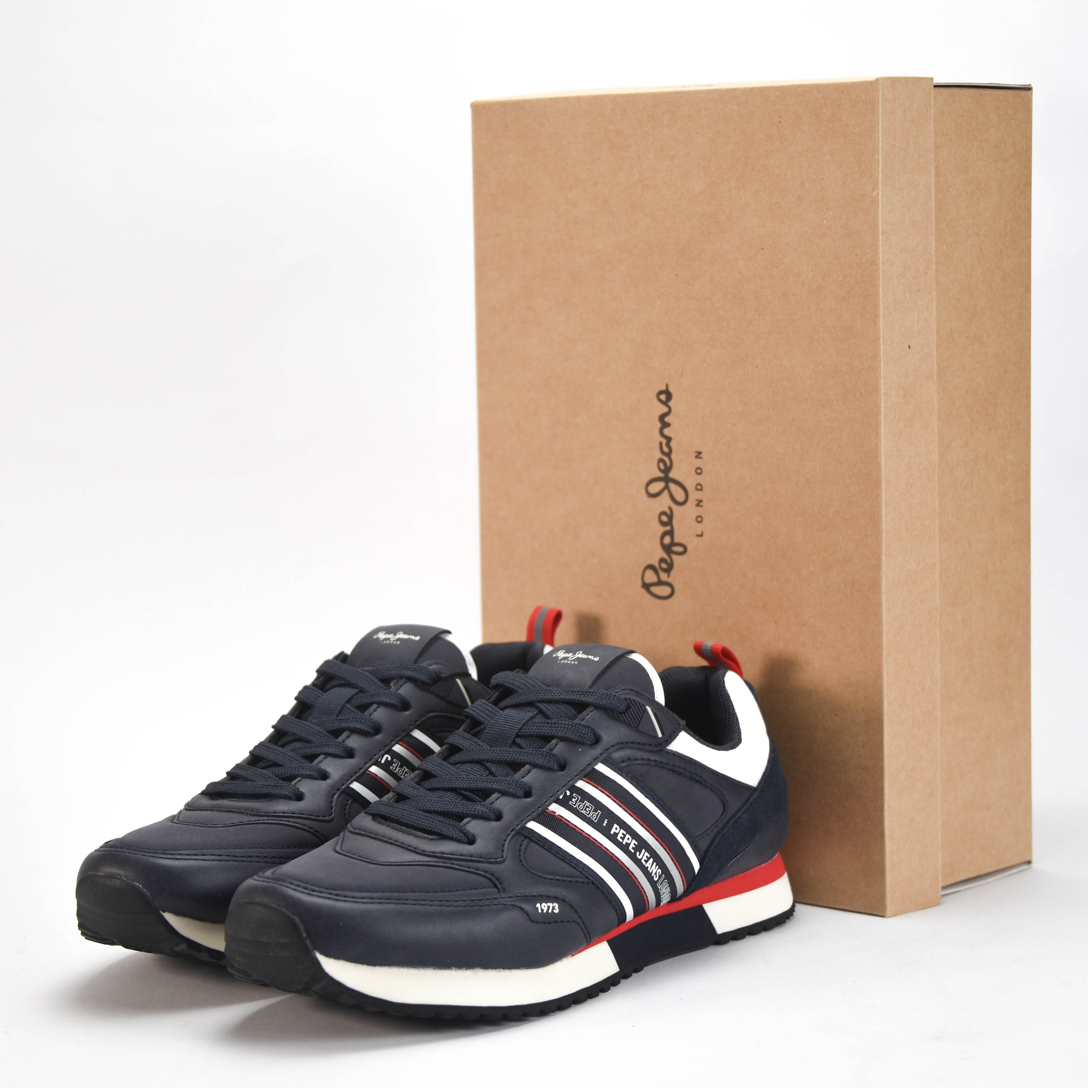 Pepe Jeans Baskets Tinker Style Rétro Homme