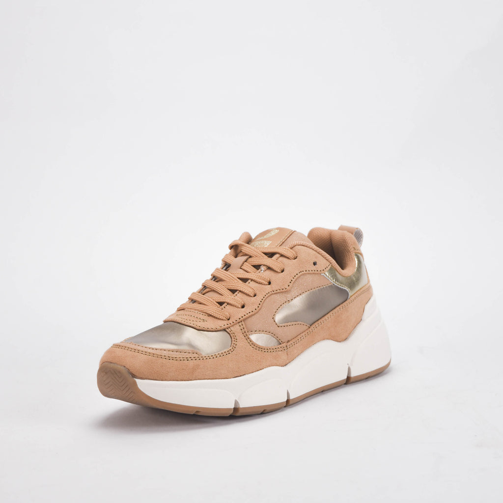 Safety Jogger Baskets Lifestyle Beige et Or Femme
