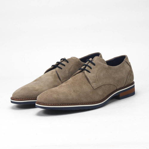 André Chaussures Derby en Daim Perforé Homme