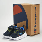Champion Baskets Lumineuses à Scratch Enfant Bleu Marine