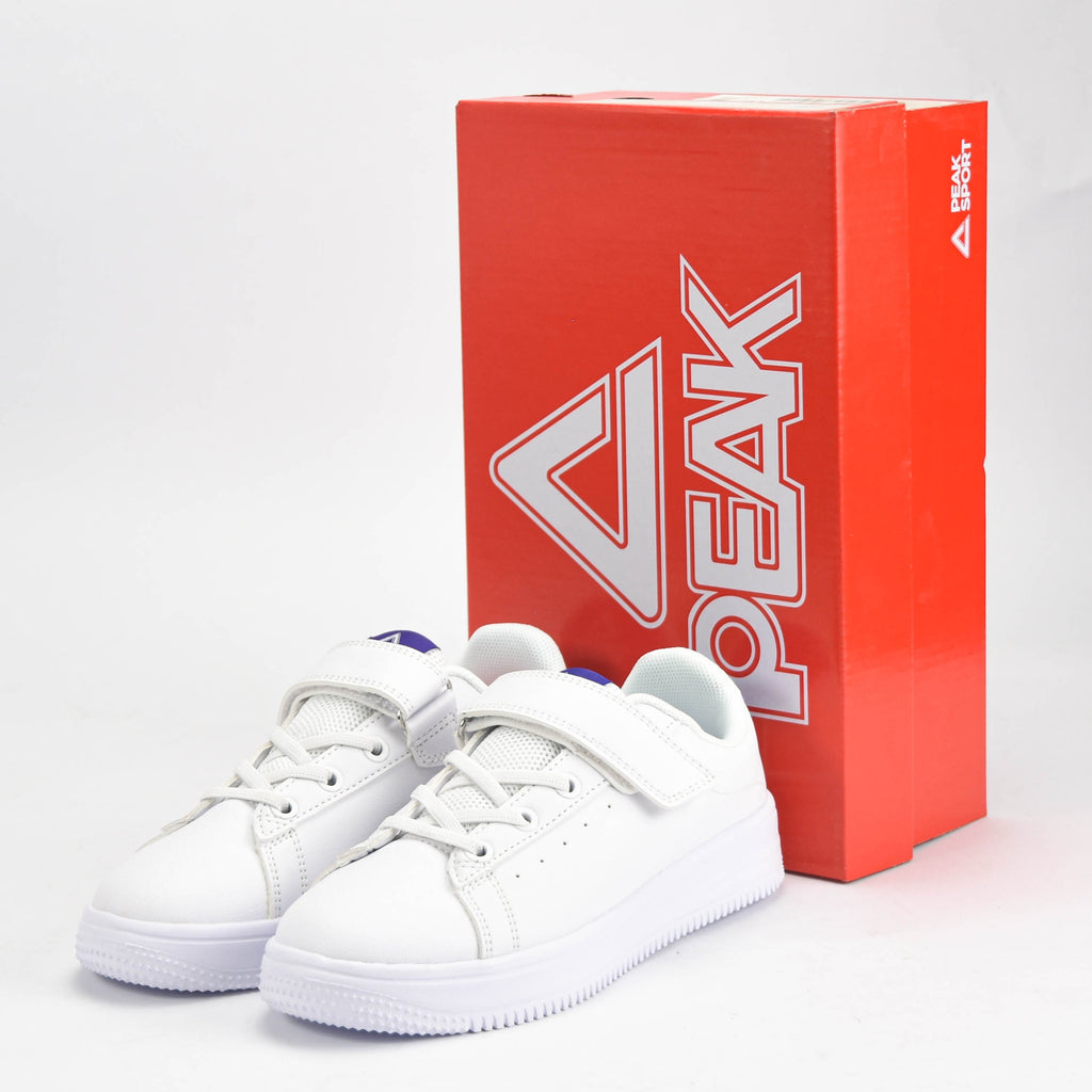 Peak Baskets Basses Style Urbain Blanc Unisexe