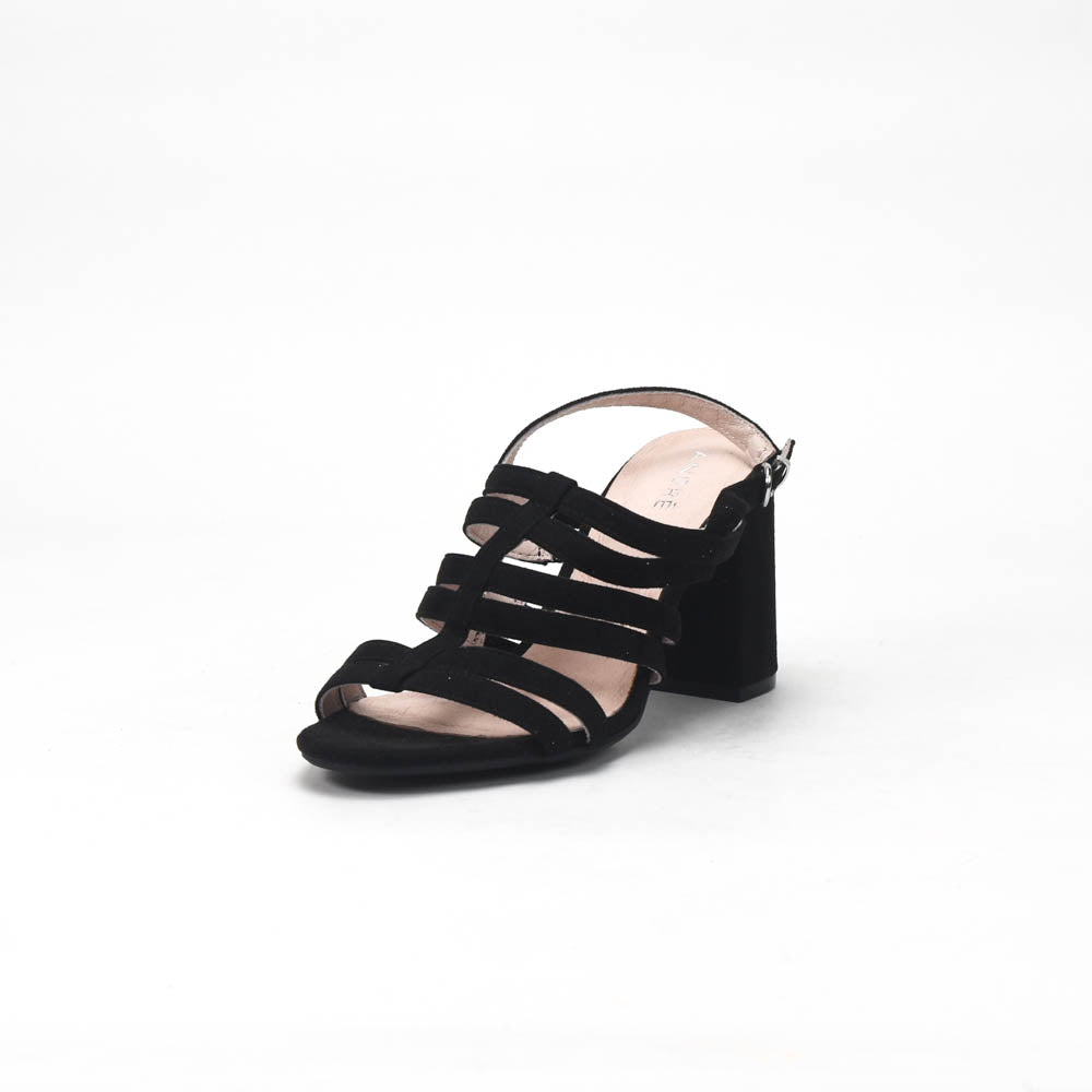 André Sandales à Talons Brides Noir Femme