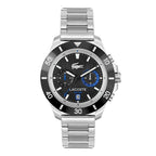 Montre Lacoste Acier Inoxydable Cadran Noir Élégante Homme