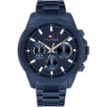 Tommy Hilfiger Montre Homme Bracelet Acier Bleu Élégante