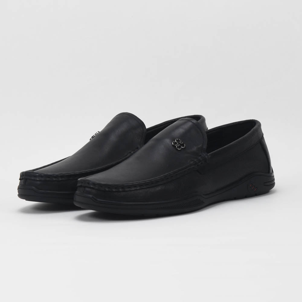 Septwolves Mocassins Cuir Noir Élégants Homme