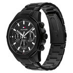 Montre Tommy Hilfiger Acier Inoxydable Noir Élégante Homme