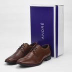 André Chaussures de Ville Cuir Marron Homme
