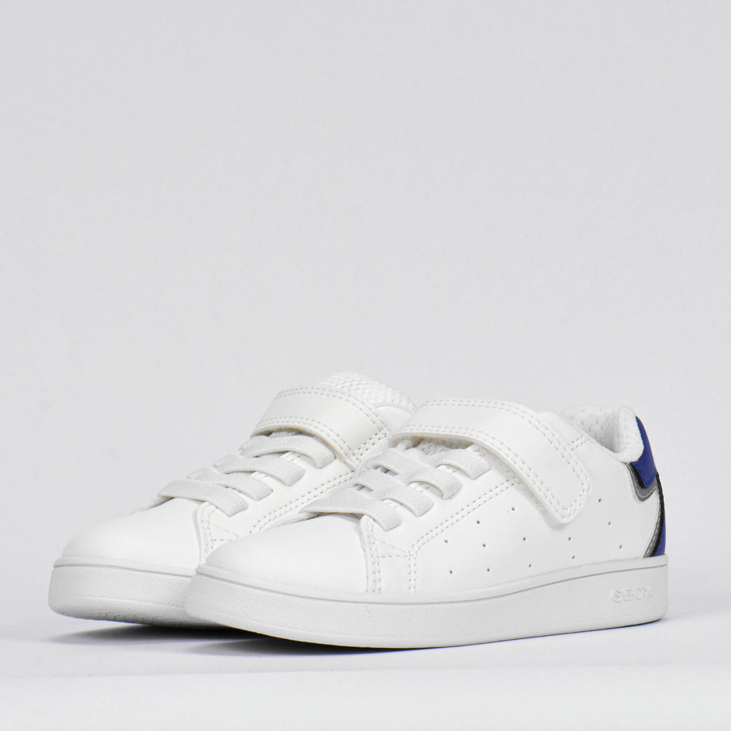 Geox Baskets Eclyper Respirantes Blanc et Bleu Enfant