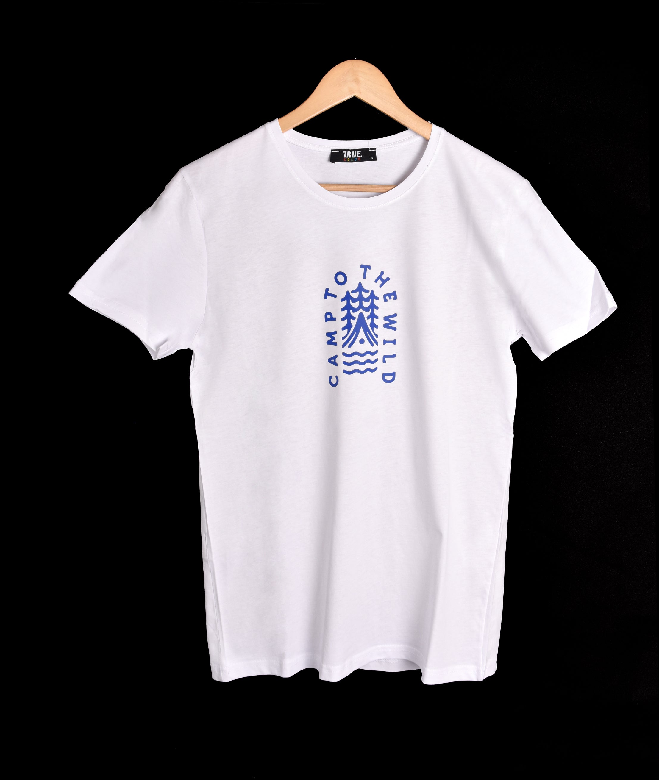 T-shirt balnc 1 camp to the wild