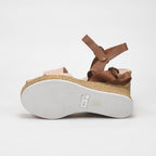 André Sandales Compensées Style Espadrille Femme