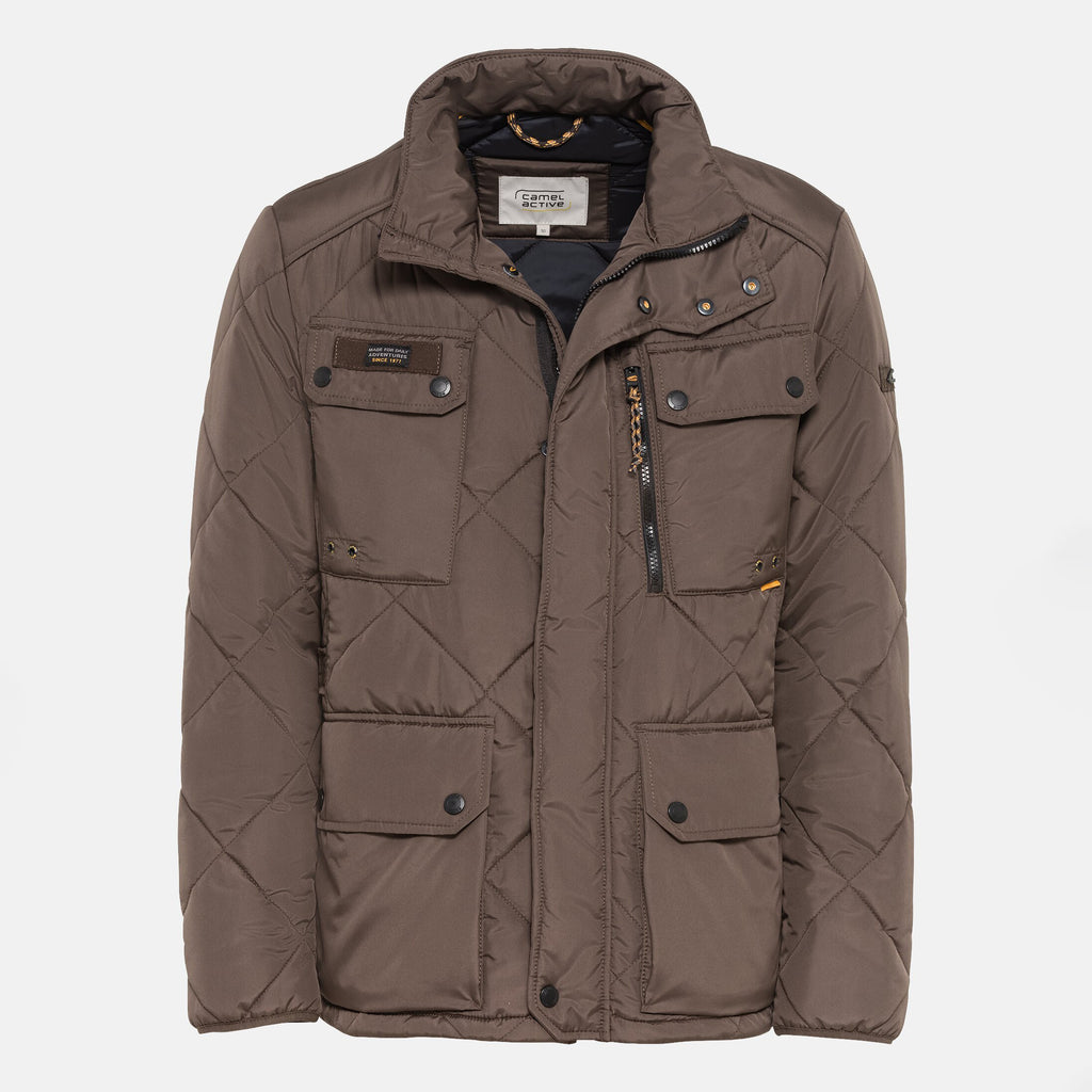 Camel Active Veste Matelassée Fonctionnelle Marron Homme
