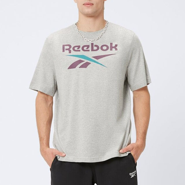Reebok T-shirt Identity Big Logo Gris Homme