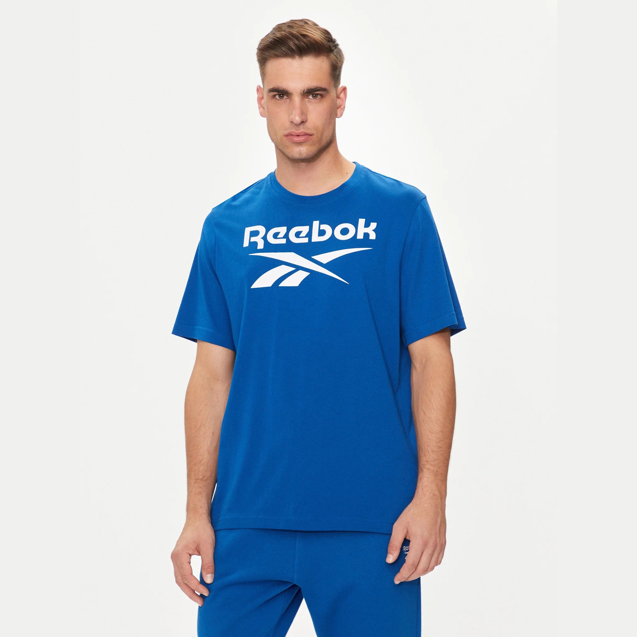 Reebok T-Shirt Logo Classique Bleu Homme