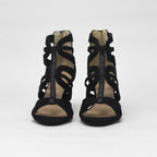 André Sandales à Talons Noir Élégantes Femme
