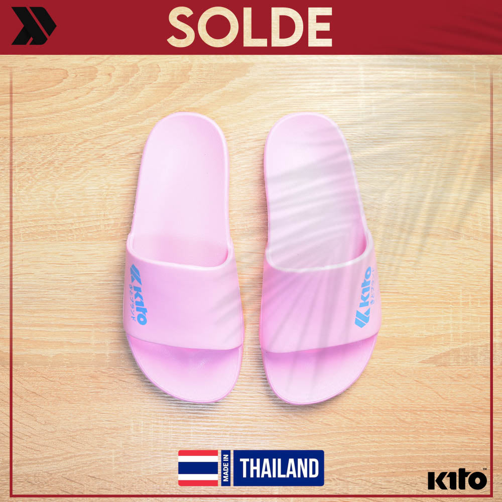 Kito Claquettes Confortables Rose Femme