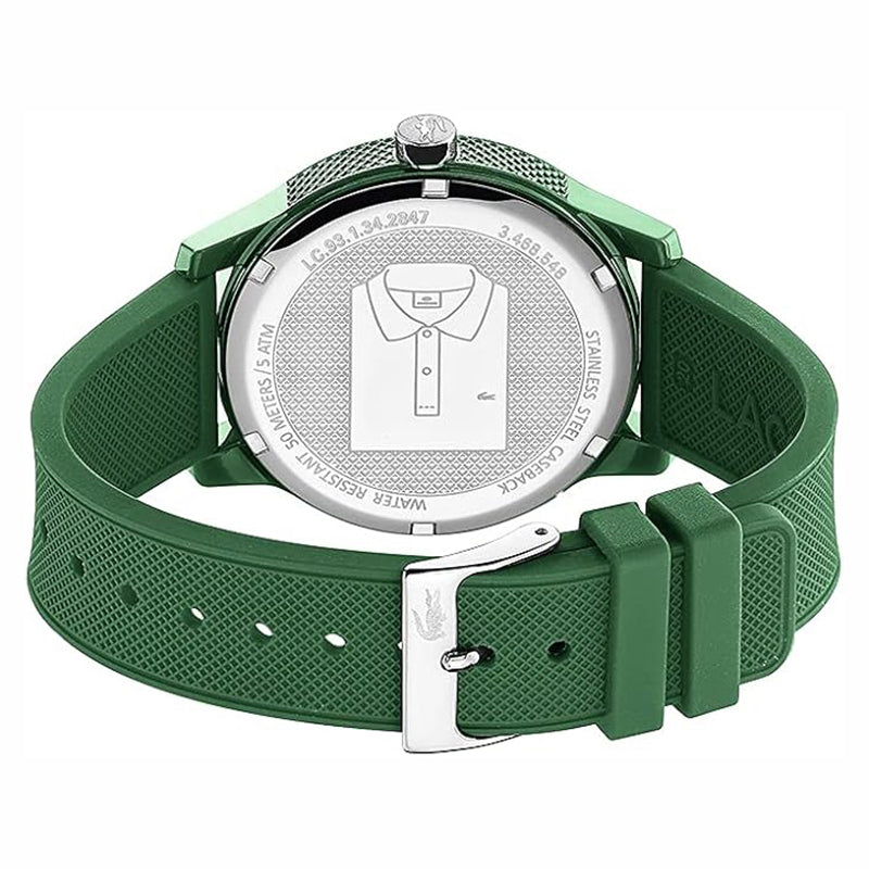 Montre Lacoste Design Minimaliste Vert Élégant Unisexe