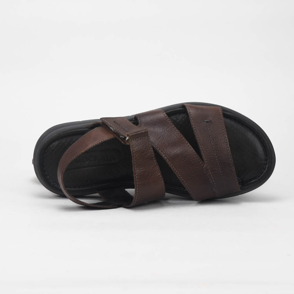 Democrata Sandales en Cuir Confortables Homme