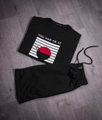 Kimland Ensemble Été Graphique Homme Noir