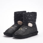 Chicco Bottines Fille Motif Chat Pailletées Confortables