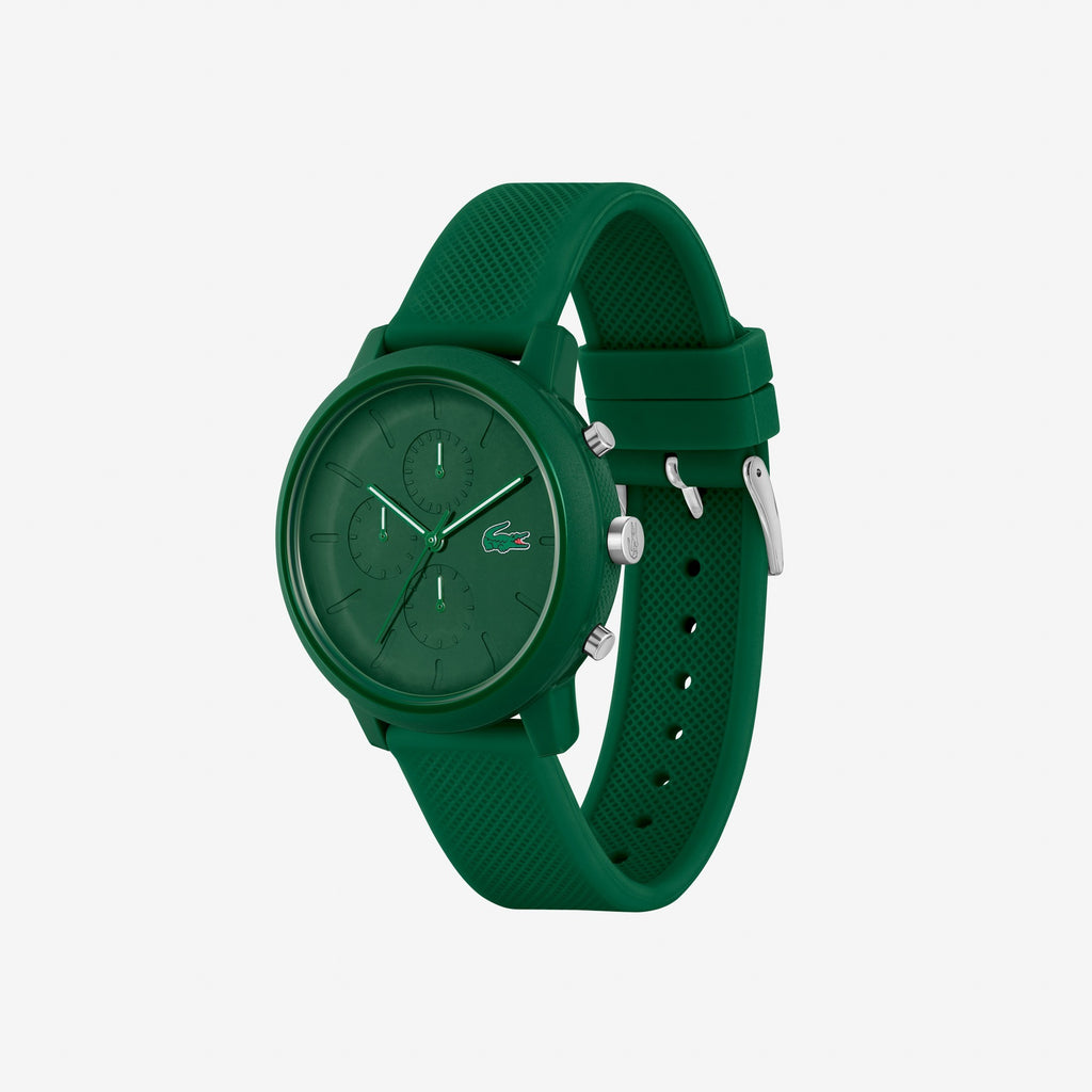 Montre Lacoste 12.12 Chronographe Silicone Vert Homme