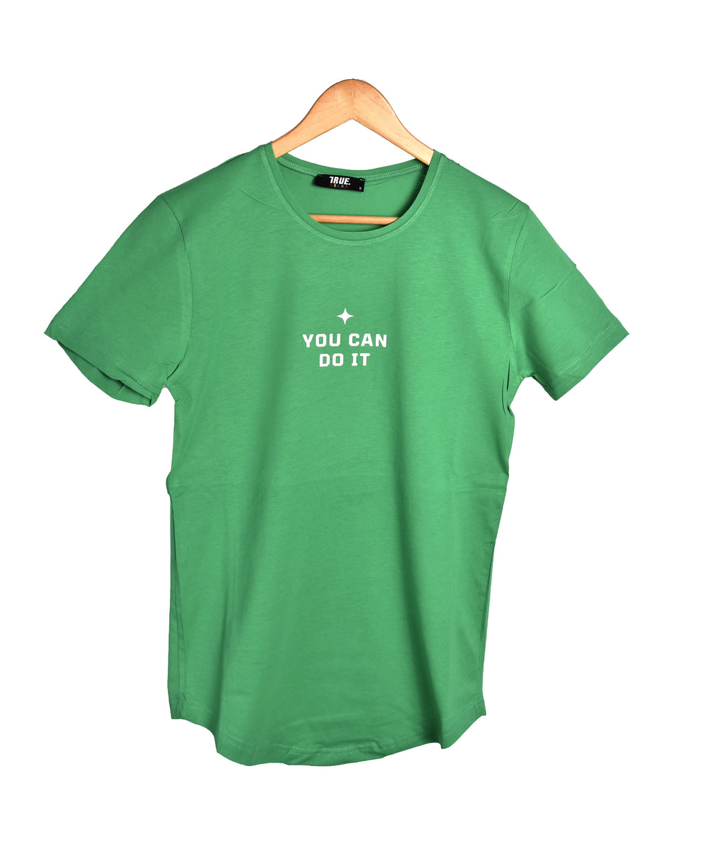 T-shirt VERT 2 *YOU CAN DO IT *