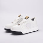 Baskets Plateforme Blanches Style Luxe Femme