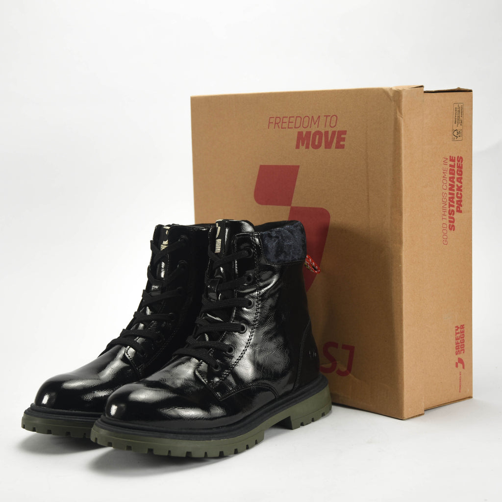 Safety Jogger Bottines Vernies Semelle Crantée Fille