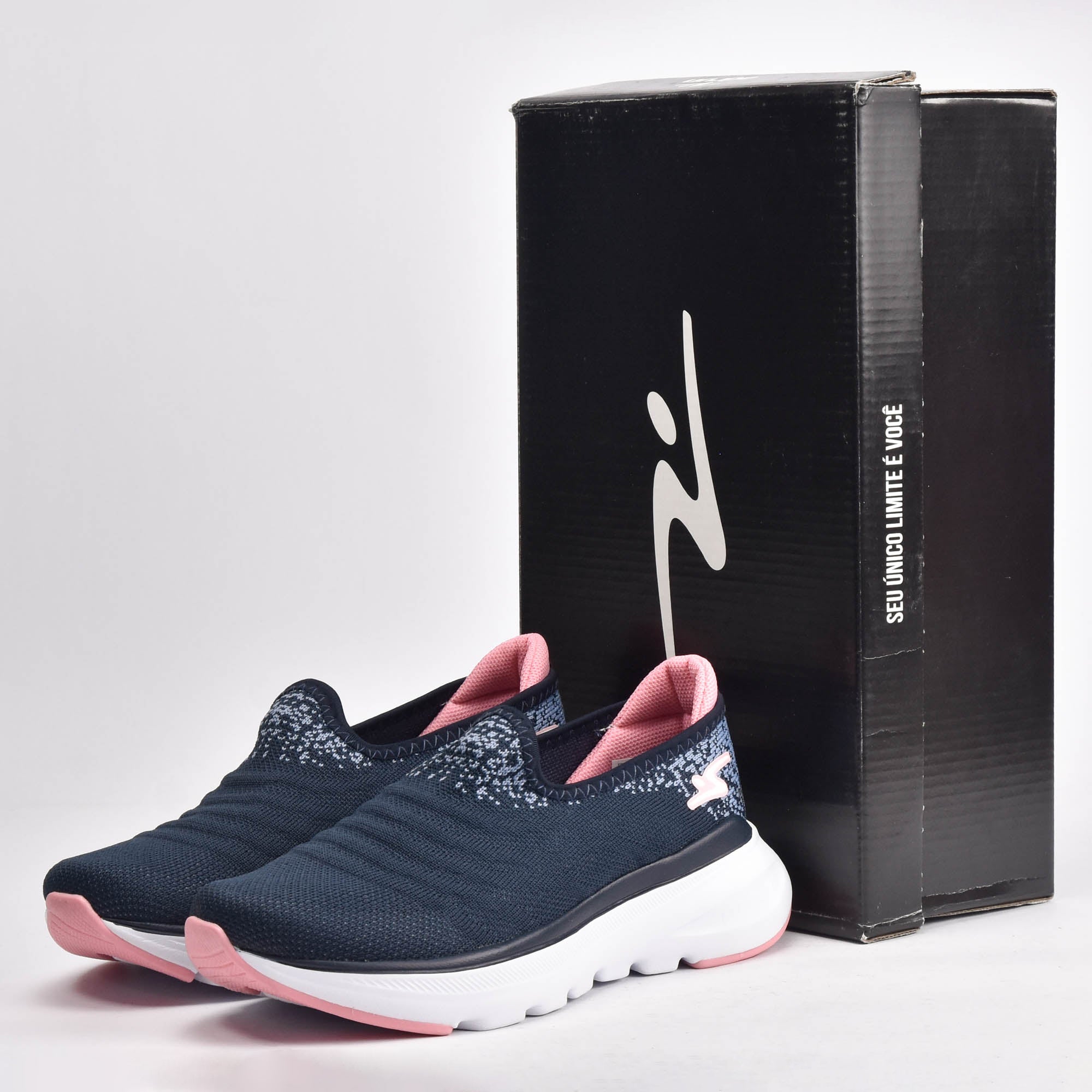 Adrun Baskets Fit Energy Slip-on Confortables Femme