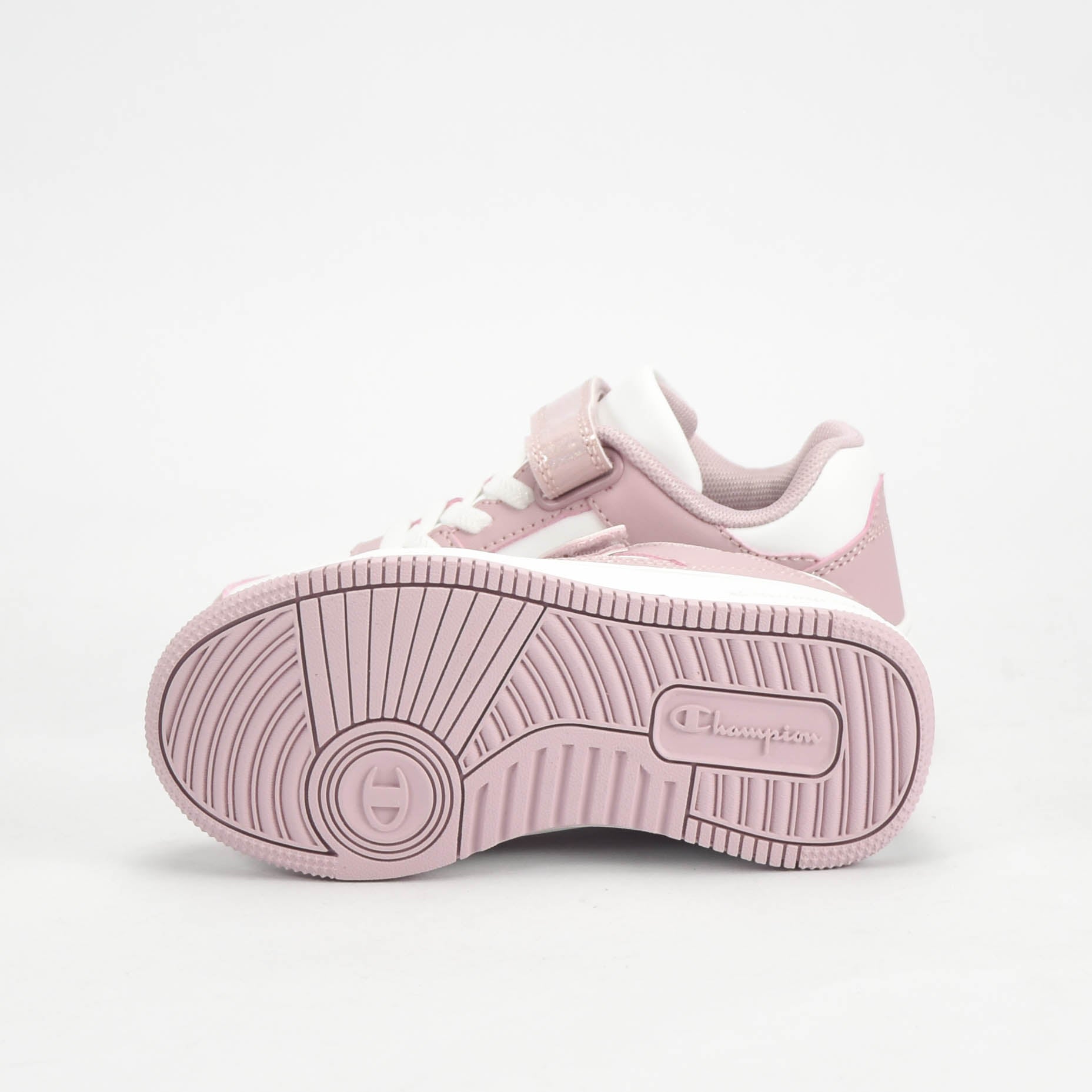 Champion Baskets Rebound 2.0 Basses Rose et Blanc Fille