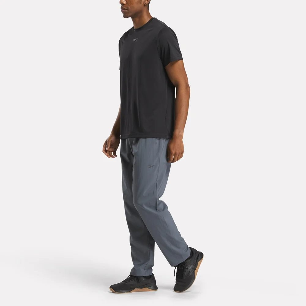 Reebok T-Shirt Sportif Noir Homme