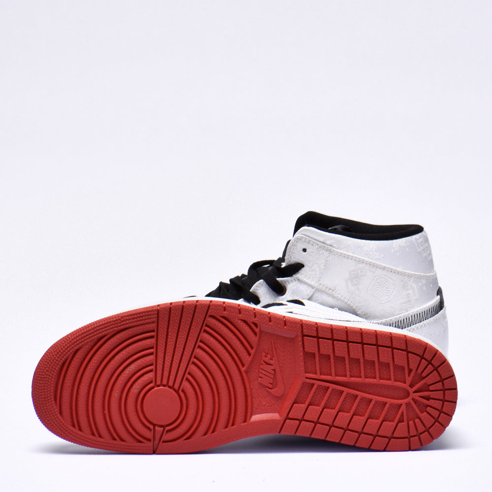 Nike Air Jordan 1 Retro High Sneakers Blanc Rouge Homme