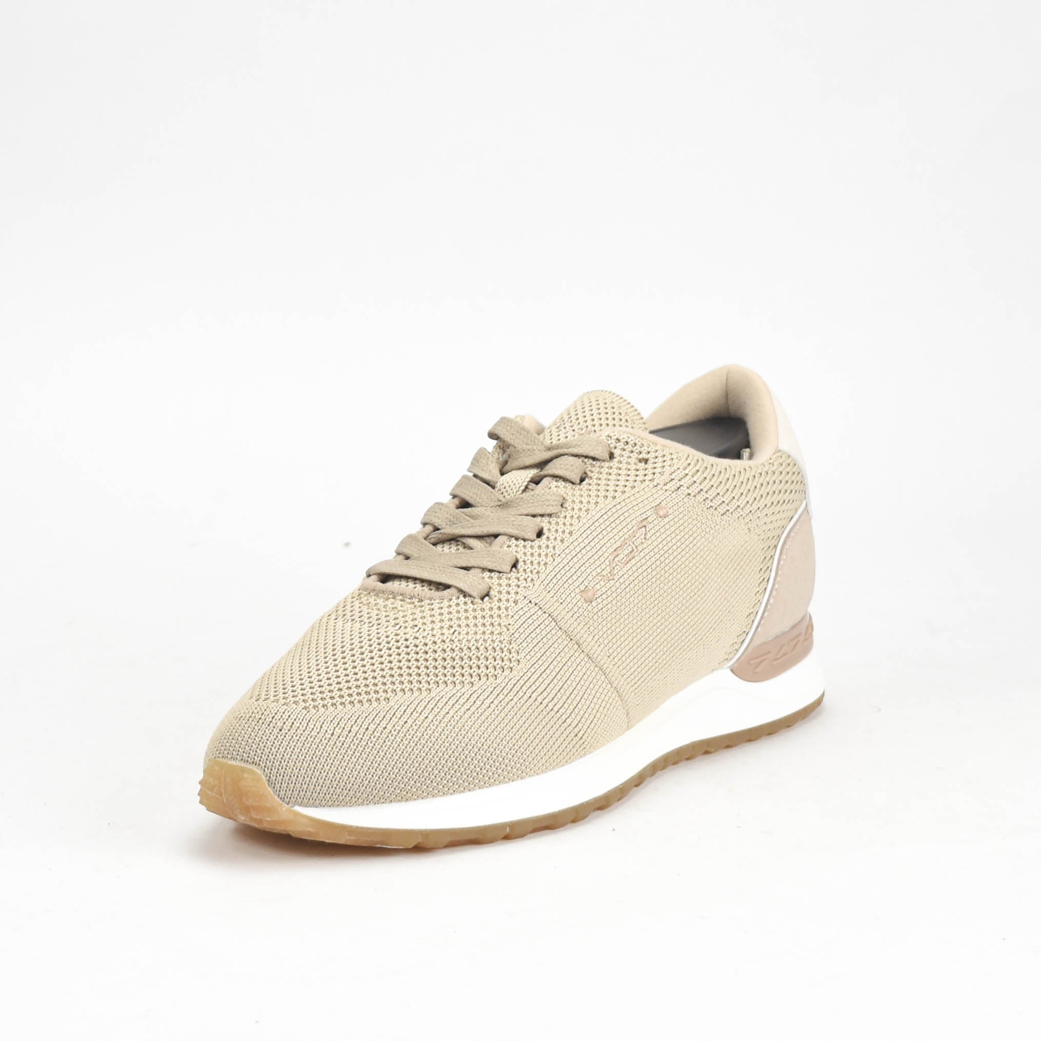 VO7 Baskets Milan Knit Beige Confortables Homme