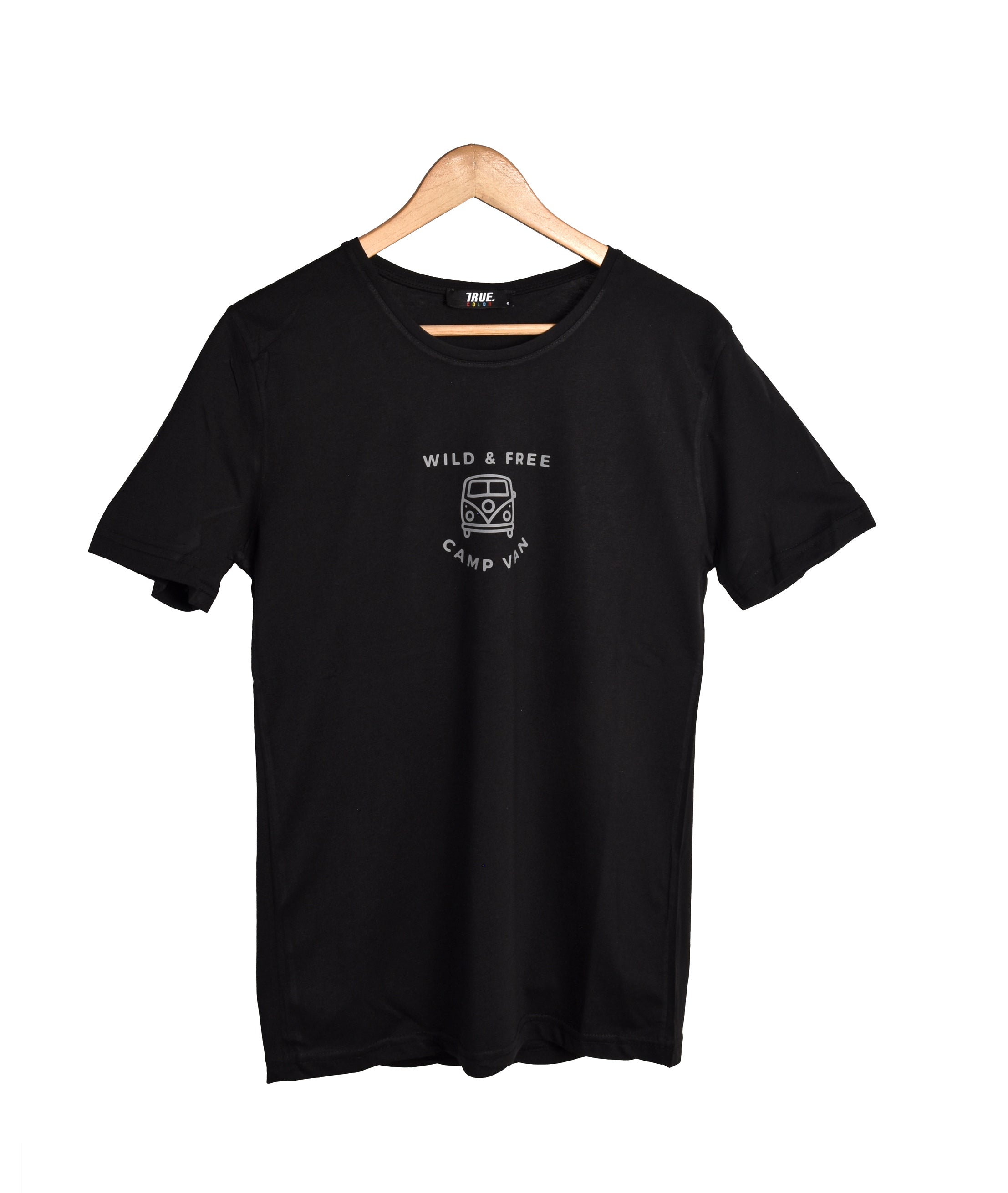 T-shirt NOIR *WILD & FREE *