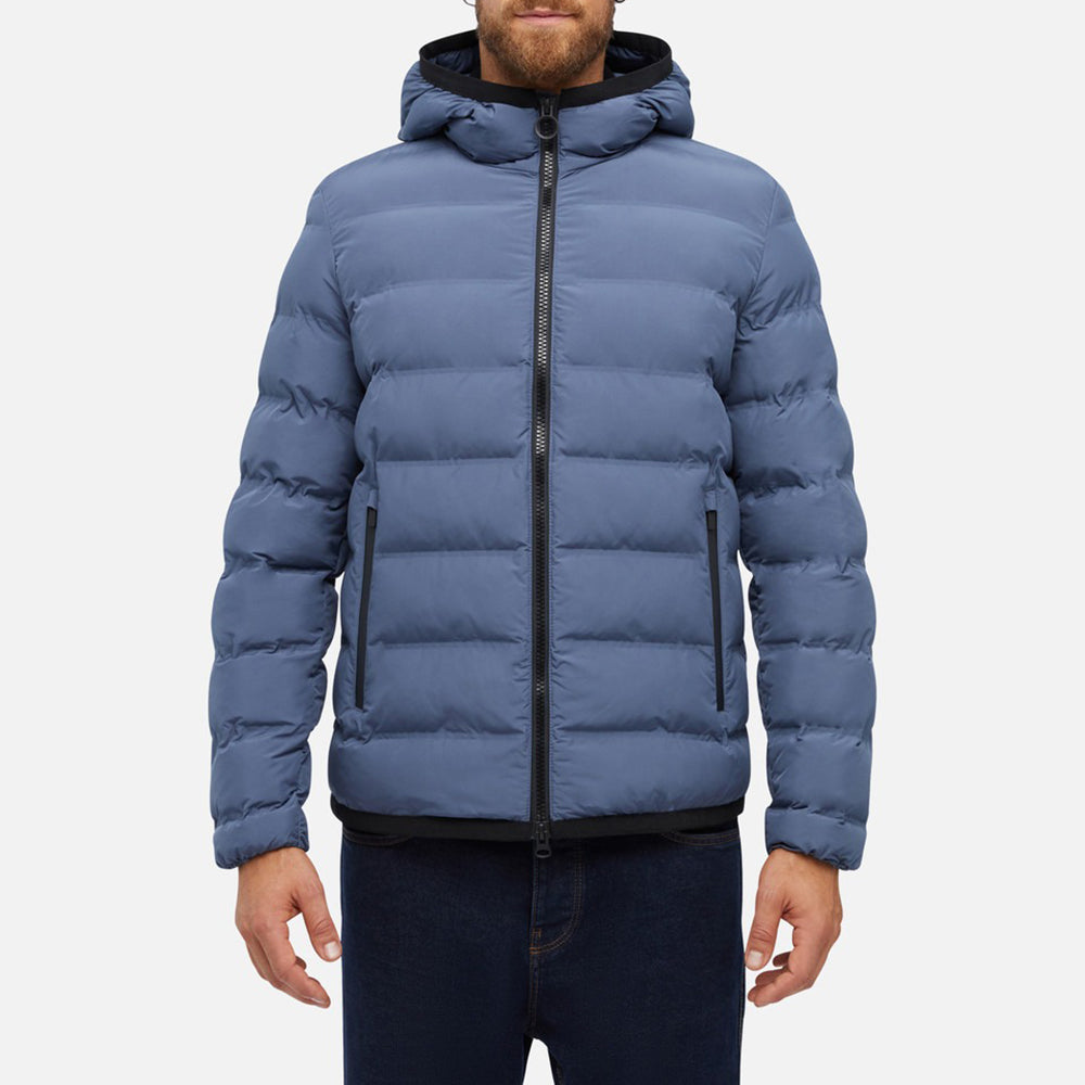 Geox Doudoune à Capuche Respirante Homme