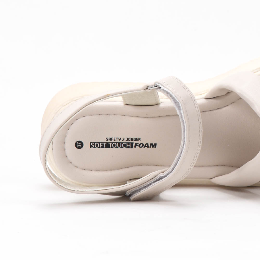 Kimland Sandales Confortables à Brides Beige Fille