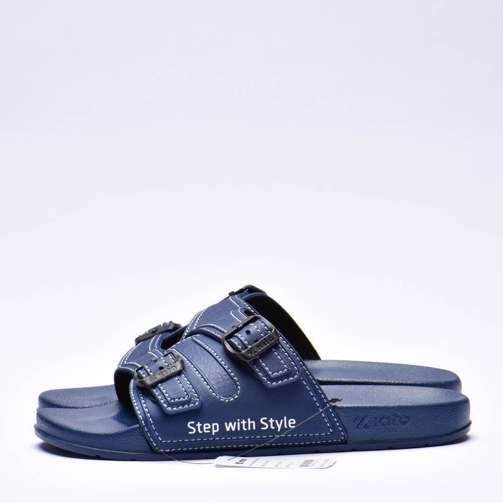 Kito Claquettes Double Boucle Confortables Homme