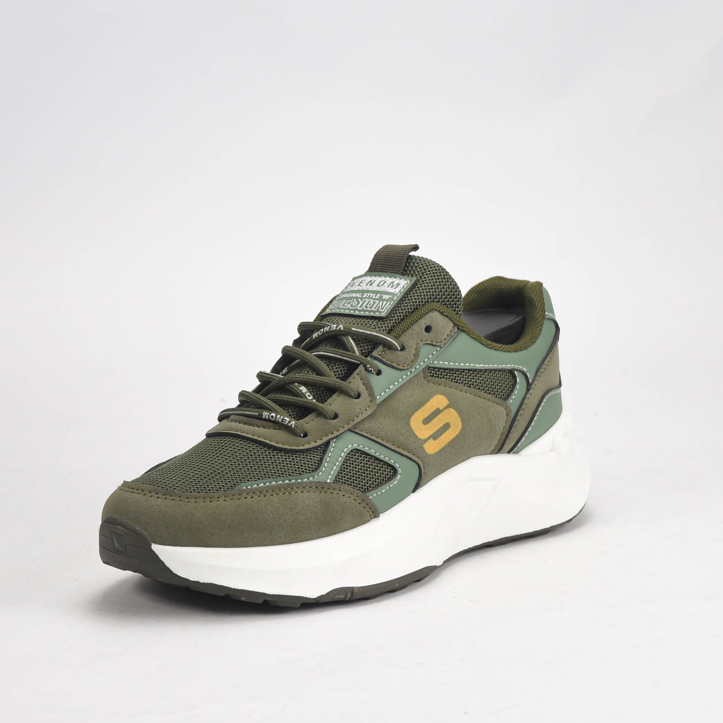 Venom Baskets Lifestyle Respirantes Homme Vert Kaki