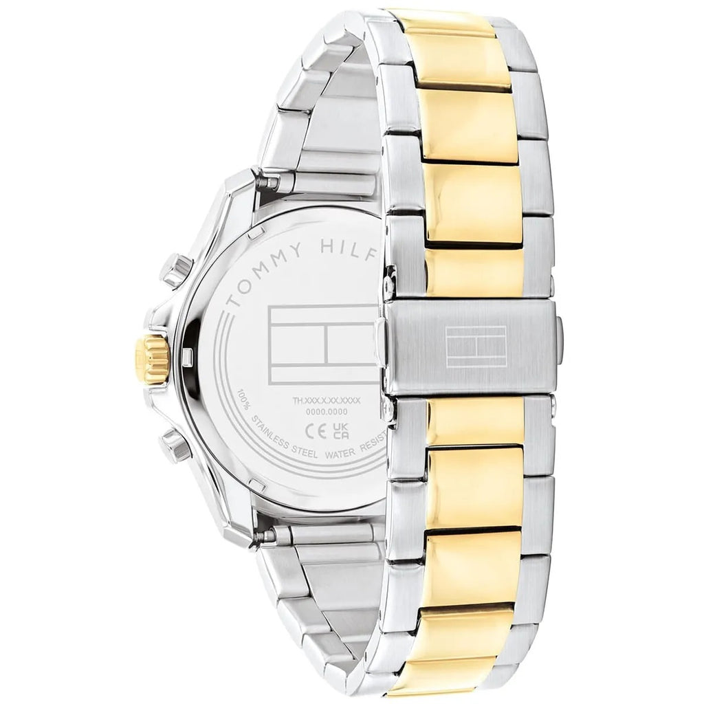 Tommy Hilfiger Montre Chronographe Bicolore Élégante Homme