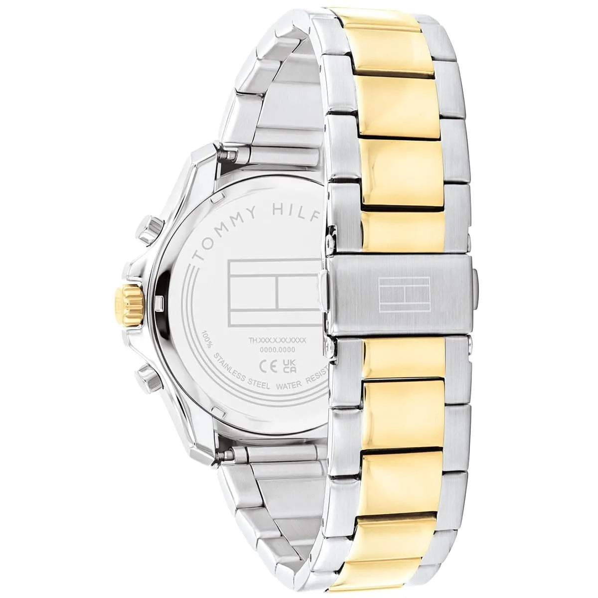 Tommy Hilfiger Montre Chronographe Bicolore Élégante Homme