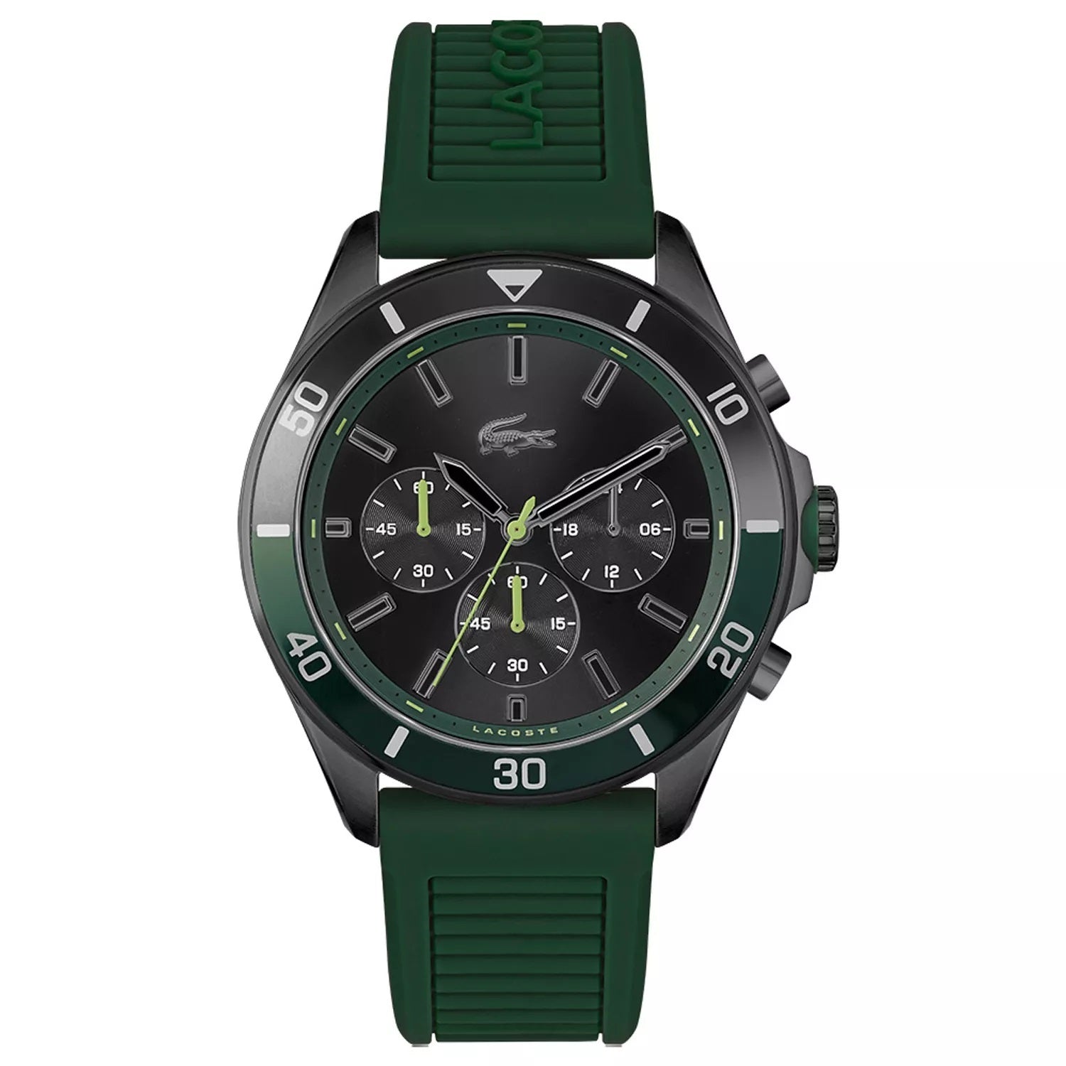 Montre Lacoste Chronographe Sportive Bracelet Silicone Homme