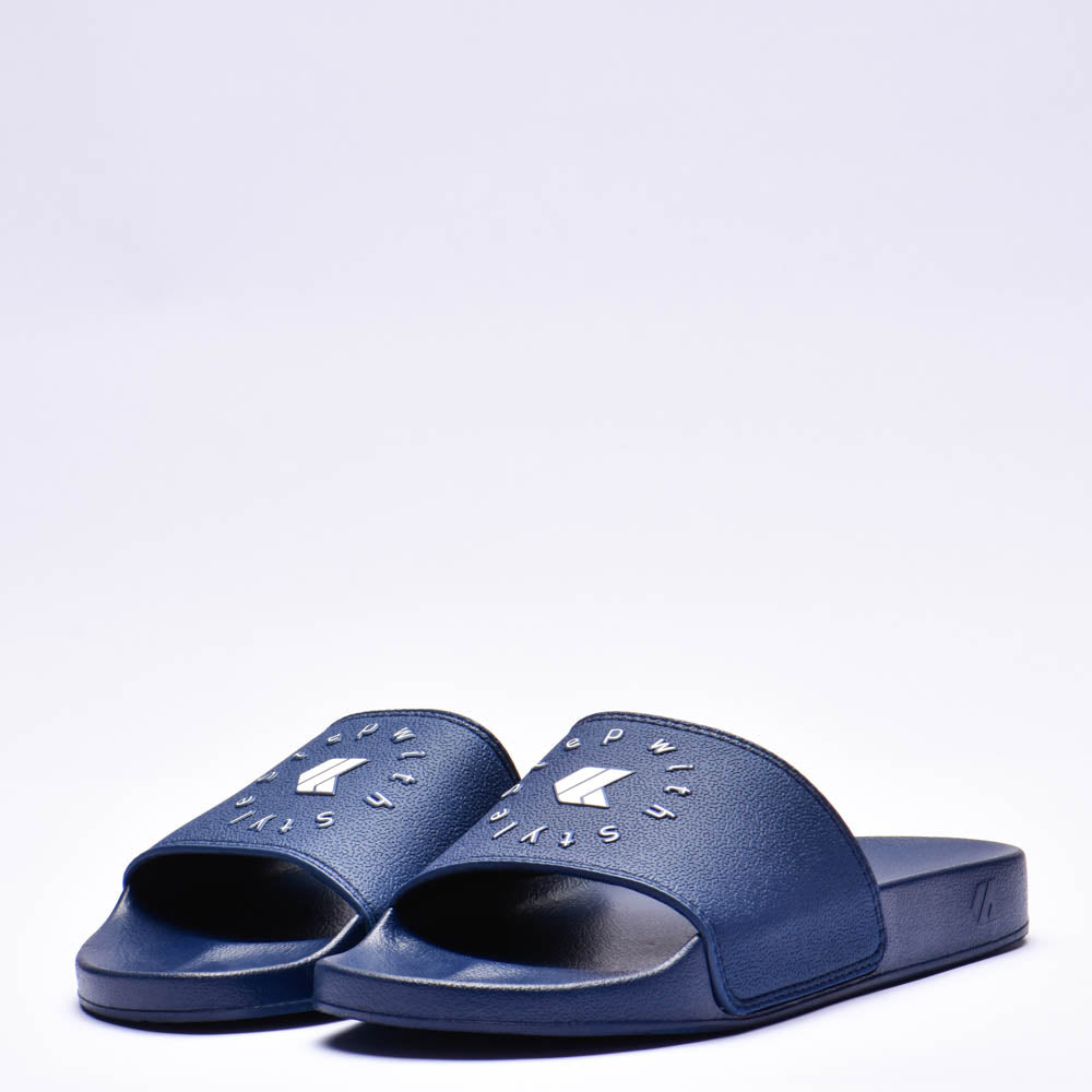 Kito Claquettes Confortables Bleu Marine Homme