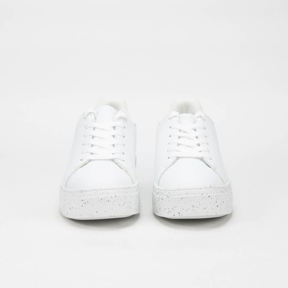 André Baskets Basses Plateforme Blanc Femme