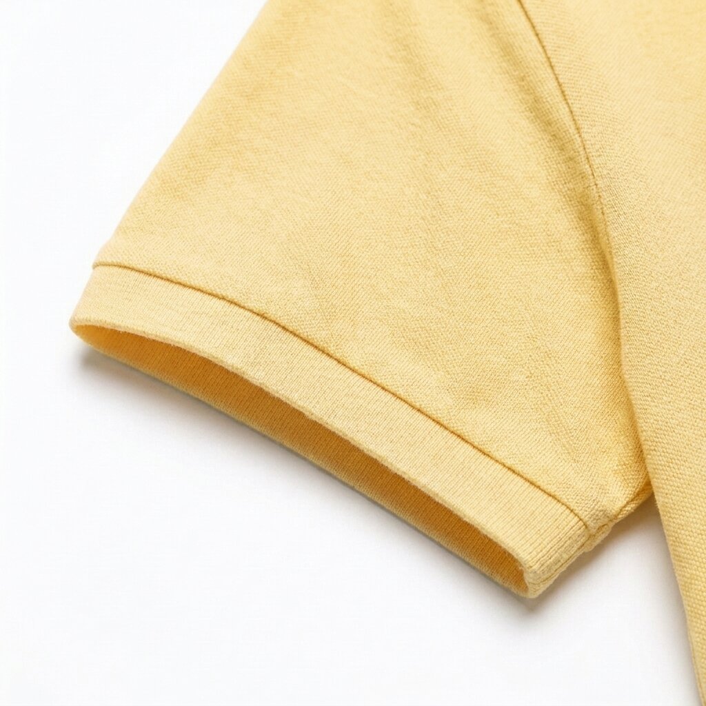 Kimland Polo Homme Jaune Coupe Classique Élégant
