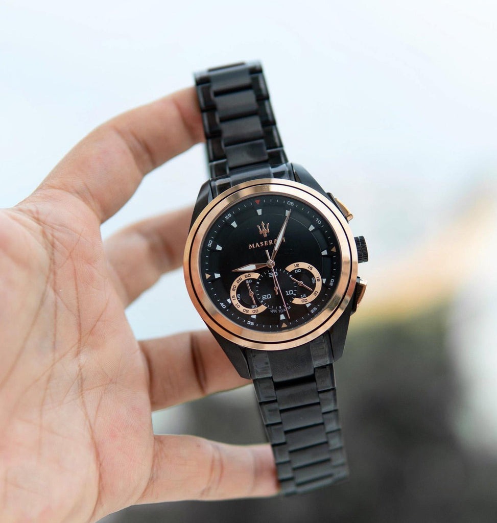 Maserati Traguardo Montre Chronographe Élégante Homme