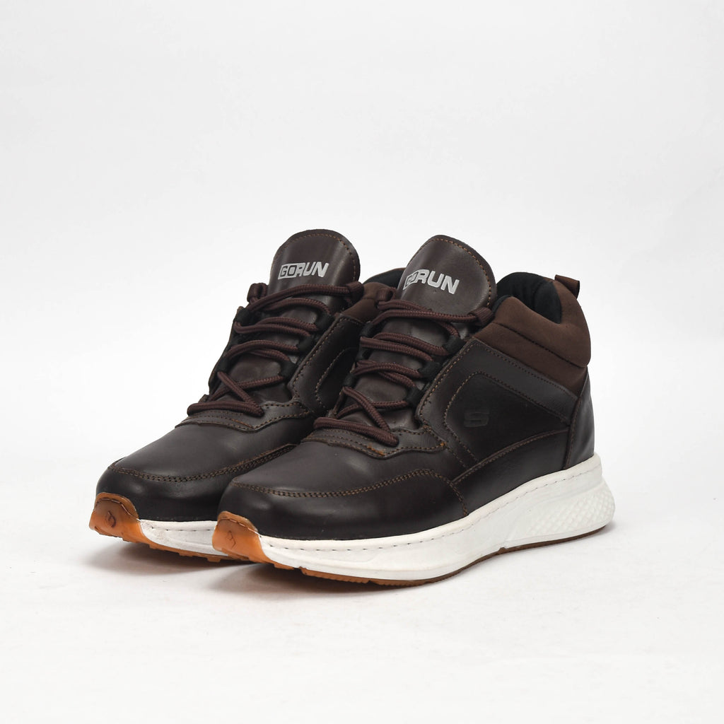 Raber Chaussures Orthopédiques en Cuir Marron Homme