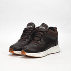 Raber Chaussures Orthopédiques en Cuir Marron Homme